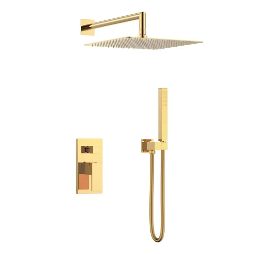Верхний душ Boheme 421-G Gold 30x30cm Верхний душ Boheme 421-G Gold 30x30cm