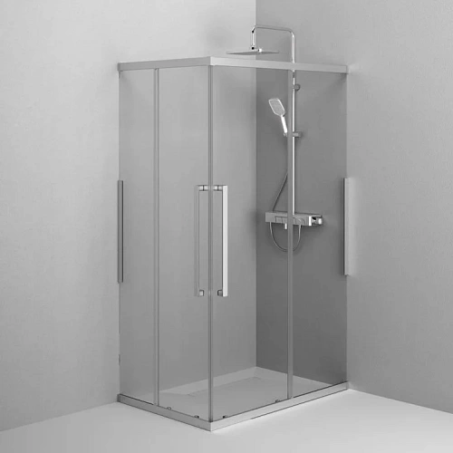 Душевой уголок AM.PM Func W84G-403-12080-MТ Slide 120х80, хром матовый, стекло прозрачное Душевой уголок AM.PM Func W84G-403-12080-MТ Slide 120х80, хром матовый, стекло прозрачное