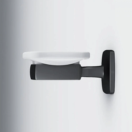 Мыльница AM.PM Gem A9034222 стеклянная черный Мыльница AM.PM Gem A9034222 стеклянная черный