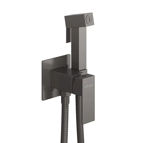 Гигиенический душ CEZARES SLIDER-DIF-GM оружейная сталь Гигиенический душ CEZARES SLIDER-DIF-GM оружейная сталь