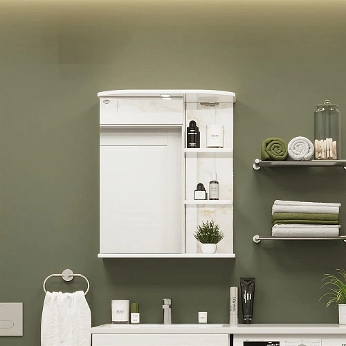 Зеркальный шкаф Onika КАРИНА 55.01 левый 205512 Зеркальный шкаф Onika КАРИНА 55.01 левый 205512