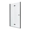 Картинка анонса товара «душевая дверь new trendy new soleo black складные l 90x195 d-0223a (черный)»