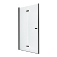 Душевая дверь NEW TRENDY NEW SOLEO BLACK складные L 80x195 D-0221A (черный) Душевая дверь NEW TRENDY NEW SOLEO BLACK складные L 80x195 D-0221A (черный)