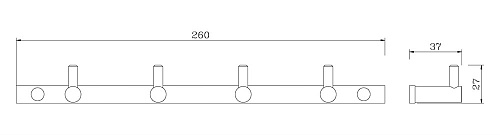 Крючок Rush Bianki BI76242 четверной Крючок Rush Bianki BI76242 четверной