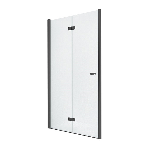 Душевая дверь NEW TRENDY NEW SOLEO BLACK складные L 100x195 D-0225A (черный) Душевая дверь NEW TRENDY NEW SOLEO BLACK складные L 100x195 D-0225A (черный)