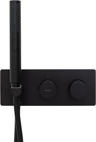 Смеситель для ванны Allen Brau Liberty 5.33009-31 (с внутренней частью, 2 хода) черный матовый Смеситель для ванны Allen Brau Liberty 5.33009-31 (с внутренней частью, 2 хода) черный матовый