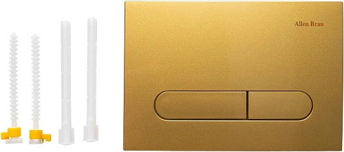 Клавиша смыва Allen Brau Project Color 9.2PR01.GD золотой Клавиша смыва Allen Brau Project Color 9.2PR01.GD золотой