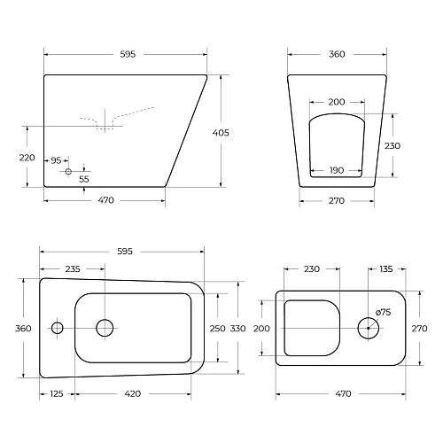 Детальная картинка товара «биде напольное belbagno ardente-r bb003b» Детальная картинка товара «биде напольное belbagno ardente-r bb003b»