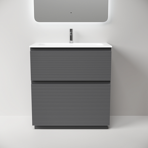 Тумба под раковину SANCOS Folk Floor FL80FGS 790х445х850 Grey soft, напольная Тумба под раковину SANCOS Folk Floor FL80FGS 790х445х850 Grey soft, напольная