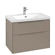 Тумба под раковину Villeroy & Boch Subway 3.0 Taupe / Taupe C57402VM Тумба под раковину Villeroy & Boch Subway 3.0 Taupe / Taupe C57402VM
