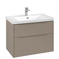 Тумба под раковину Villeroy & Boch Subway 3.0 Taupe / Taupe C57402VM Тумба под раковину Villeroy & Boch Subway 3.0 Taupe / Taupe C57402VM