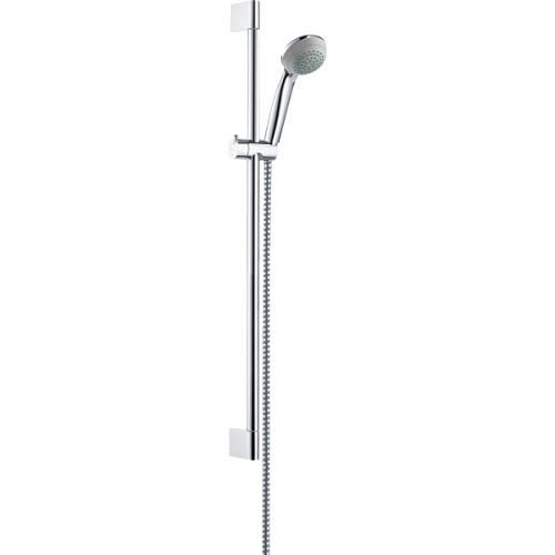 Душевой гарнитур Hansgrohe Crometta 85 Mono Green 6 л/мин со штангой 65 см. 27652000, хром Душевой гарнитур Hansgrohe Crometta 85 Mono Green 6 л/мин со штангой 65 см. 27652000, хром