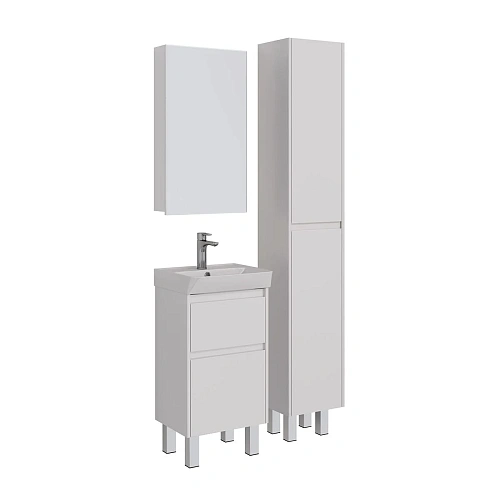 Зеркальный шкаф Lemark UNIVERSAL 45х80 см петли слева, белый LM45ZS-U Зеркальный шкаф Lemark UNIVERSAL 45х80 см петли слева, белый LM45ZS-U