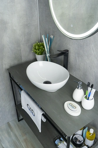 Раковина Gid N9138 51178 накладная белая 41x34x15 Раковина Gid N9138 51178 накладная белая 41x34x15