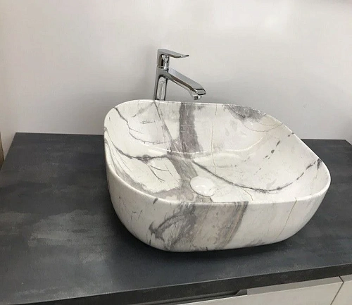 Раковина CeramaLux K397G125 накладная, под камень Раковина CeramaLux K397G125 накладная, под камень