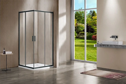 Душевой уголок Vincea Garda VSS-1G1112CLGM, 1200x1100, вороненая сталь, стекло прозрачное Душевой уголок Vincea Garda VSS-1G1112CLGM, 1200x1100, вороненая сталь, стекло прозрачное