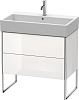 Картинка анонса товара «тумба под раковину duravit xsquare xs447502222 напольная 78 см белая глянцевый»