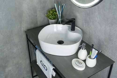 Раковина Gid N9442 51153 накладная белая 44x44x14 Раковина Gid N9442 51153 накладная белая 44x44x14