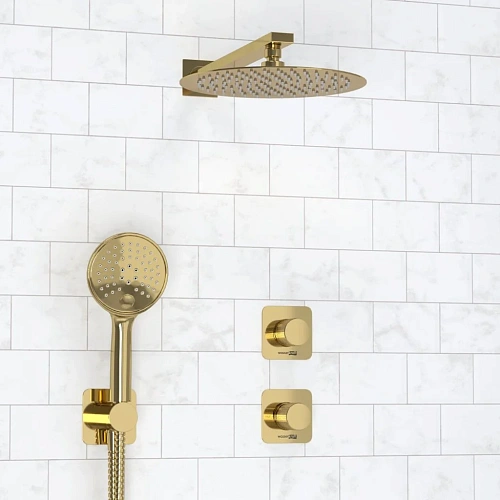 Душевая система WasserKRAFT A7651.303.183.208.280.197.207 встраиваемая золото Душевая система WasserKRAFT A7651.303.183.208.280.197.207 встраиваемая золото