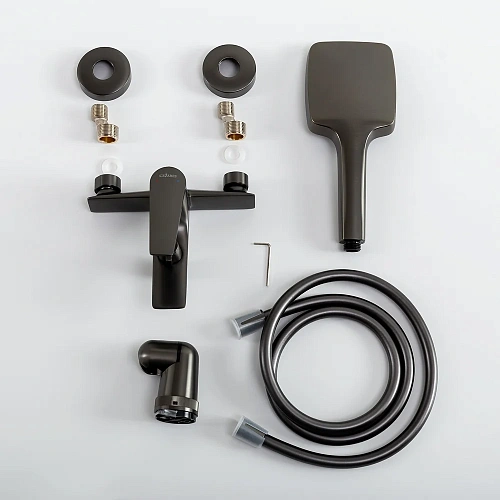 Смеситель для ванны CEZARES LINER-VD-GM оружейная сталь Смеситель для ванны CEZARES LINER-VD-GM оружейная сталь