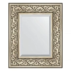 Зеркало в багетной раме Evoform Exclusive BY 3372 50 x 60 см, барокко серебро