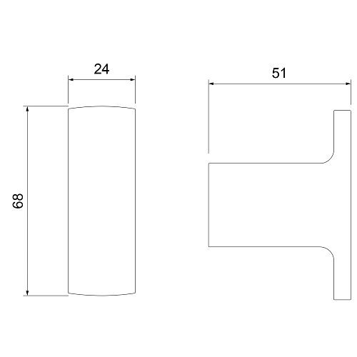 Крючок Timo Torne 43011/00 хром Крючок Timo Torne 43011/00 хром