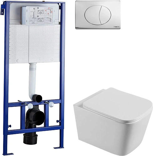 Инсталляция для унитаза STWORKI Бурос BU-04up 510162 с кнопкой 230823 хром матовый 589635 Инсталляция для унитаза STWORKI Бурос BU-04up 510162 с кнопкой 230823 хром матовый 589635