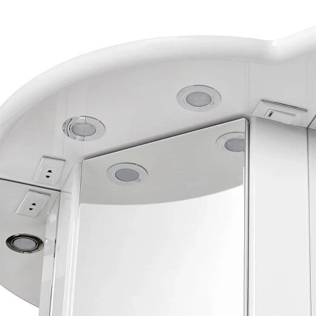 Зеркальный шкаф Aquaton Альтаир 62 белый 1A042702AR010 Зеркальный шкаф Aquaton Альтаир 62 белый 1A042702AR010