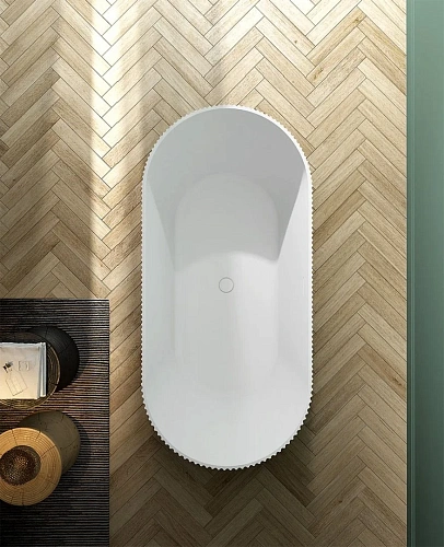 Ванна отдельностоящая ABBER AB9325-1.7 170x80 универсальная, белая акриловая Ванна отдельностоящая ABBER AB9325-1.7 170x80 универсальная, белая акриловая