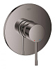 Картинка анонса товара «смеситель для душа grohe essence, круглая розетка, темный графит глянец (24057a01)»