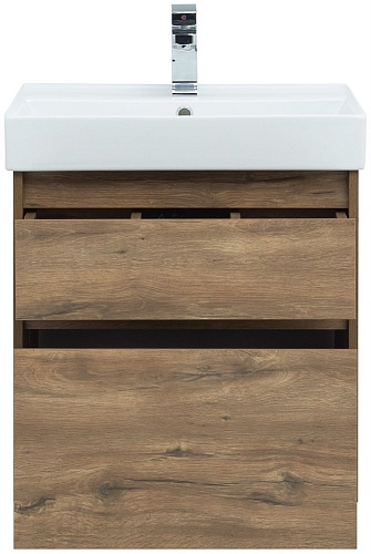 Тумба под раковину Aquanet Nova Lite 60 дуб рустикальный (2 ящика) 00249512 Тумба под раковину Aquanet Nova Lite 60 дуб рустикальный (2 ящика) 00249512