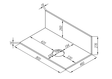 Столешница Aquaton Мишель 80 дуб эндгрейн ЛДСП 1A253003MIX40 Столешница Aquaton Мишель 80 дуб эндгрейн ЛДСП 1A253003MIX40