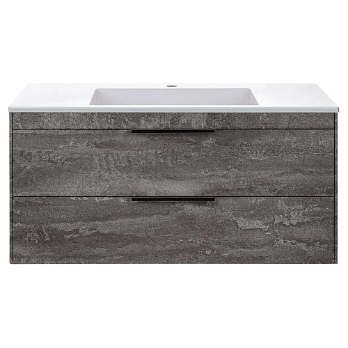 Тумба под раковину Vincea Chiara 2D 1000 подвесная, 2 выкатных ящика soft-close, G.Stone VMC-2C2100G VMC-2C2100GS Тумба под раковину Vincea Chiara 2D 1000 подвесная, 2 выкатных ящика soft-close, G.Stone VMC-2C2100G VMC-2C2100GS