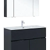 Комплект мебели Aquanet Алвита New 100 1 ящик, 2 дверцы, антрацит 00273988 Комплект мебели Aquanet Алвита New 100 1 ящик, 2 дверцы, антрацит 00273988