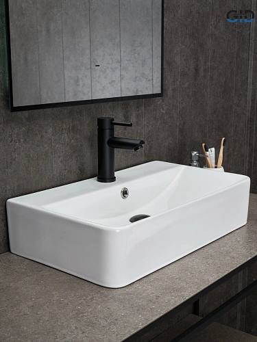 Раковина Gid N1344 51226 накладная белая 61x35.5x14 Раковина Gid N1344 51226 накладная белая 61x35.5x14