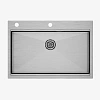 Картинка анонса товара «кухонная мойка paulmark kroner-pro 75, pm707551-bs, брашированная 750х510мм»