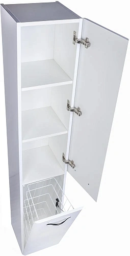 Шкаф-пенал Style Line Каре 30 L с корзиной Люкс белая PLUS СС-00002325 Шкаф-пенал Style Line Каре 30 L с корзиной Люкс белая PLUS СС-00002325