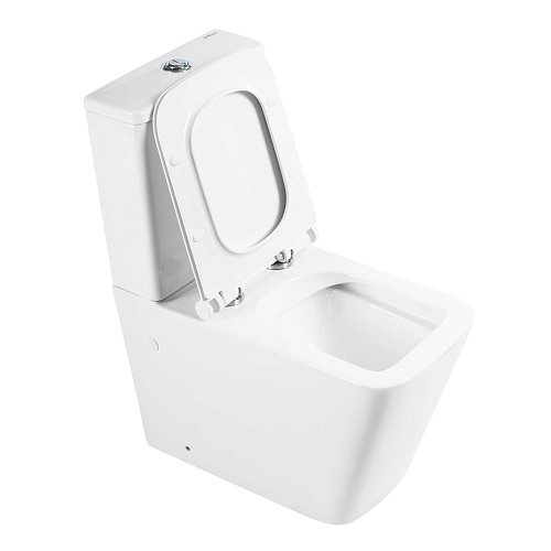 Унитаз напольный BelBagno ARDENTE-R BB02093CPR/BB2112SC безободковый с сиденьем Унитаз напольный BelBagno ARDENTE-R BB02093CPR/BB2112SC безободковый с сиденьем