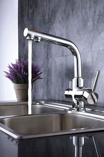 Смеситель для кухни Lemark Comfort LM3061C с подключением к фильтру, хром Смеситель для кухни Lemark Comfort LM3061C с подключением к фильтру, хром