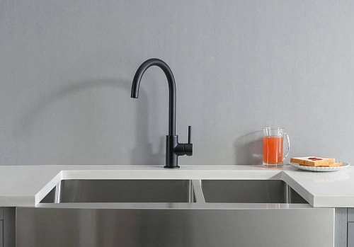 Смеситель для кухни Aquatek ЕВРОПА AQ1382MB Черный матовый Смеситель для кухни Aquatek ЕВРОПА AQ1382MB Черный матовый