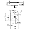 Кухонная мойка GROHE K700 (31651AT0) с одной чашей, 560 x 510 мм, серый гранит Кухонная мойка GROHE K700 (31651AT0) с одной чашей, 560 x 510 мм, серый гранит