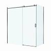 Душевой уголок BelBagno SOFT_CLOSE-2-AH-1-180/80-C-GM 180x80 см, профиль оружейная сталь, стекло прозрачное Душевой уголок BelBagno SOFT_CLOSE-2-AH-1-180/80-C-GM 180x80 см, профиль оружейная сталь, стекло прозрачное