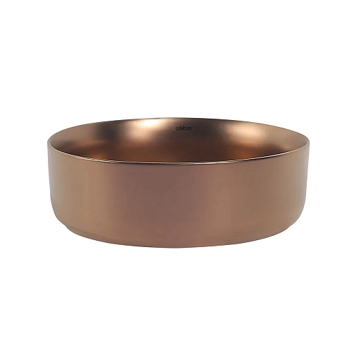 Раковина ABBER Bequem AC2108MRG накладная, розовое золото матовое Раковина ABBER Bequem AC2108MRG накладная, розовое золото матовое