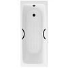 Ванна чугунная Delice Biove 170х75 DLR220509RB-AS с черными матовыми ручками и антискользящим покрытием Ванна чугунная Delice Biove 170х75 DLR220509RB-AS с черными матовыми ручками и антискользящим покрытием