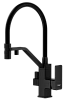 Смеситель для кухни Raglo R85.62.06 с гибким изливом с подключением к фильтру, черный