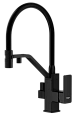 Смеситель для кухни Raglo R85.62.06 с гибким изливом с подключением к фильтру, черный Смеситель для кухни Raglo R85.62.06 с гибким изливом с подключением к фильтру, черный