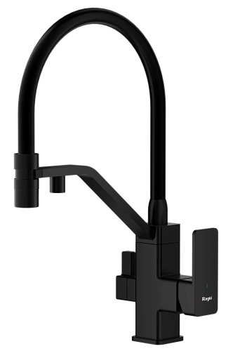 Смеситель для кухни Raglo R85.62.06 с гибким изливом с подключением к фильтру, черный Смеситель для кухни Raglo R85.62.06 с гибким изливом с подключением к фильтру, черный