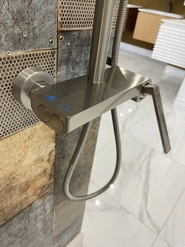 Душевая система ArtDecco Portofino APR110QHS графит Душевая система ArtDecco Portofino APR110QHS графит