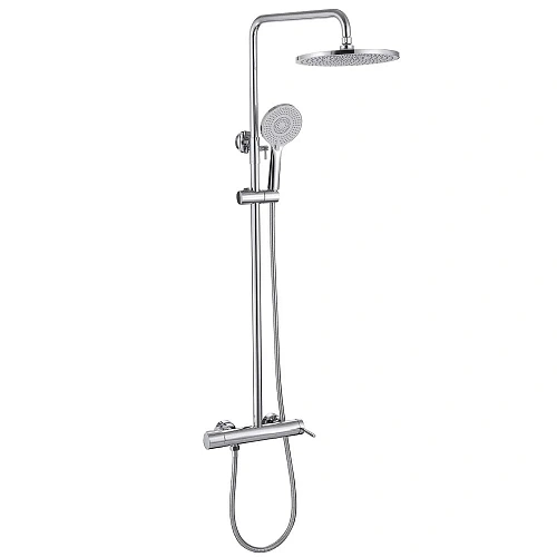 Душевая система ABBER Emotion AF8816 с изливом, хром Душевая система ABBER Emotion AF8816 с изливом, хром