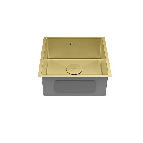 Кухонная мойка Lemark OLANGA 440 из нержавеющей стали, светлое золото 9938122 Кухонная мойка Lemark OLANGA 440 из нержавеющей стали, светлое золото 9938122
